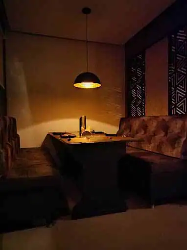 Cosy private booth